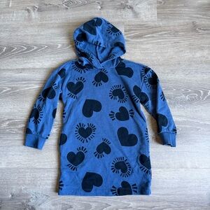 Old Navy Long-Sleeve Fleece Hoodie Dress Girls 6/7